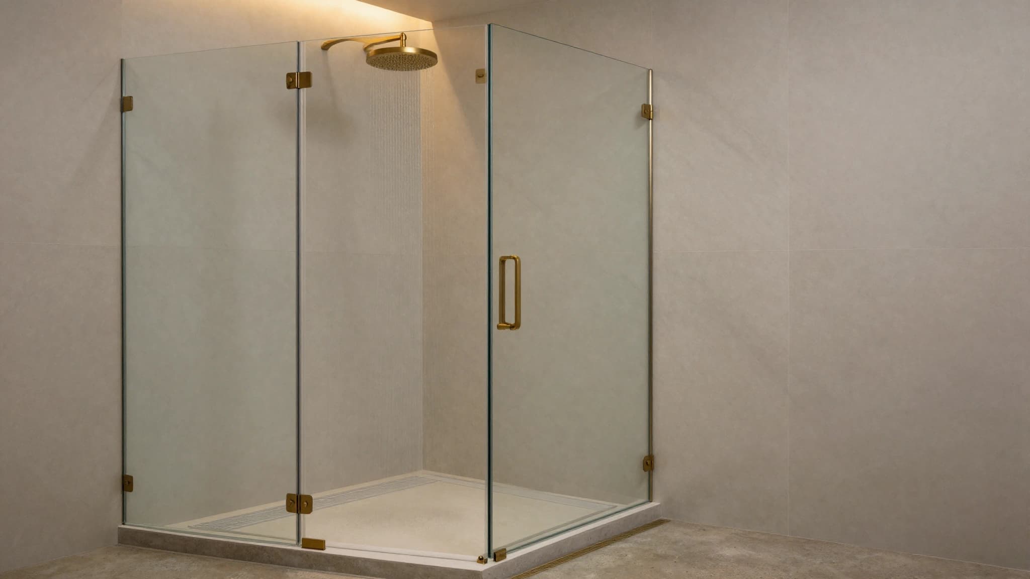 Walk-in wet room